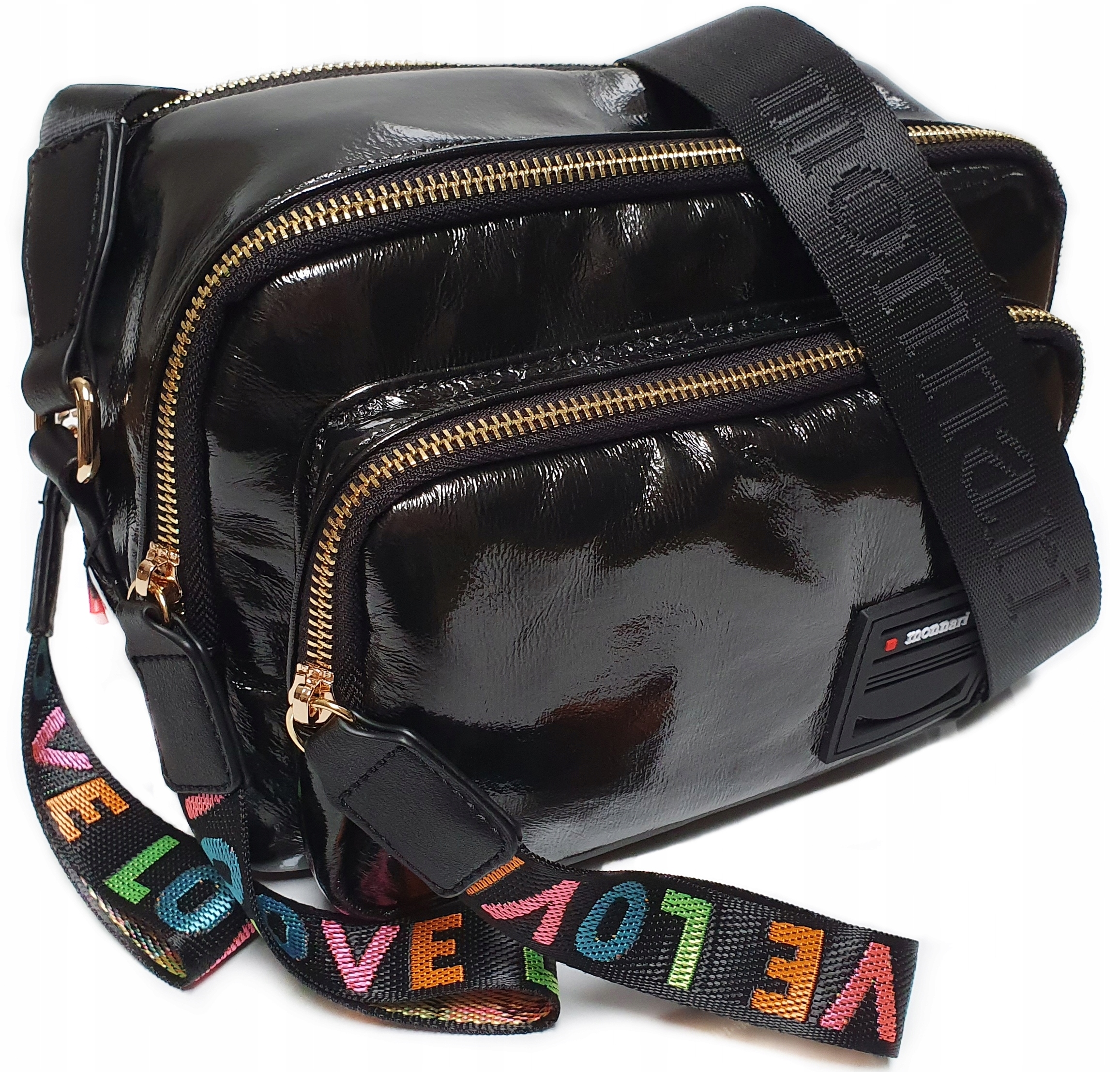 

Torebka Listonoszka Monnari Pasek Logo 3 Komory