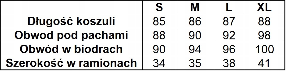 Koszula nocna z krótkim rękawem DOVE rozmiar L Model 609