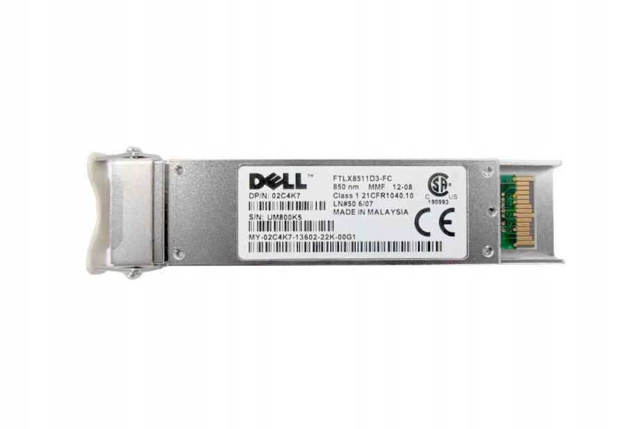 Dell wkładka XFP-10G-SR do FORCE 10 p/n: 2C4K7