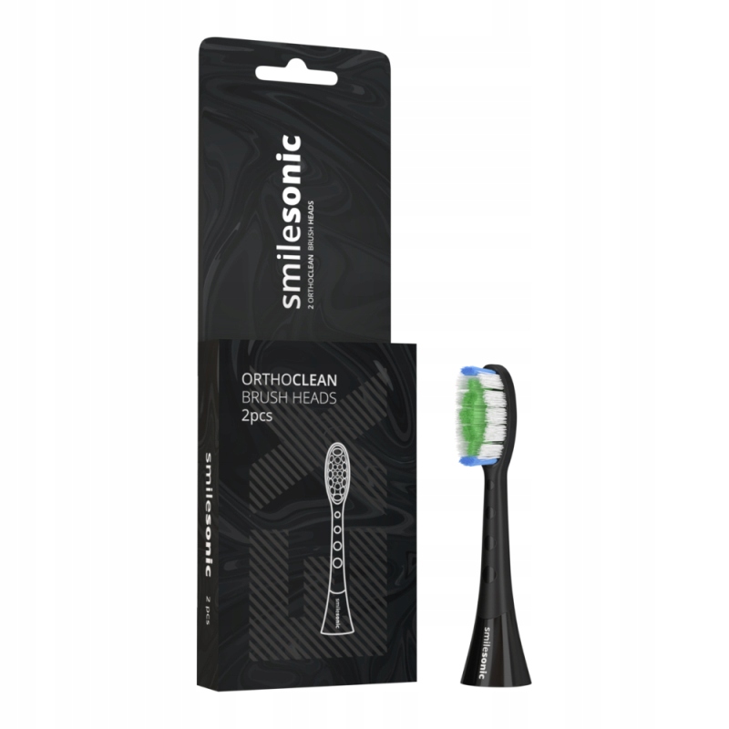 

Smilesonic OrthoClean Black x2 końcówki do Ex Go