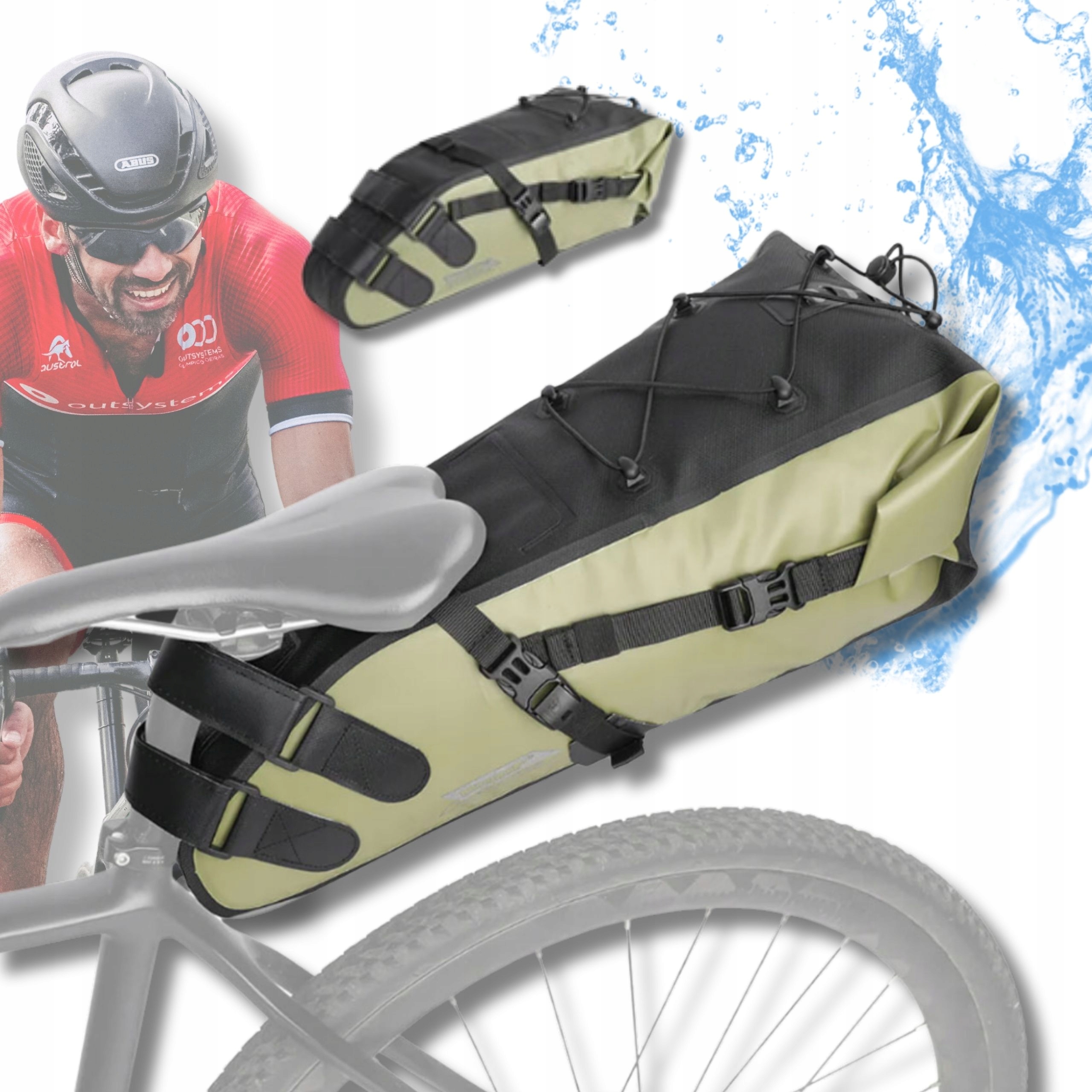 Cyklistická Brašna Pod Sedlo Sedlová Taška 10L Voděodolná Taška