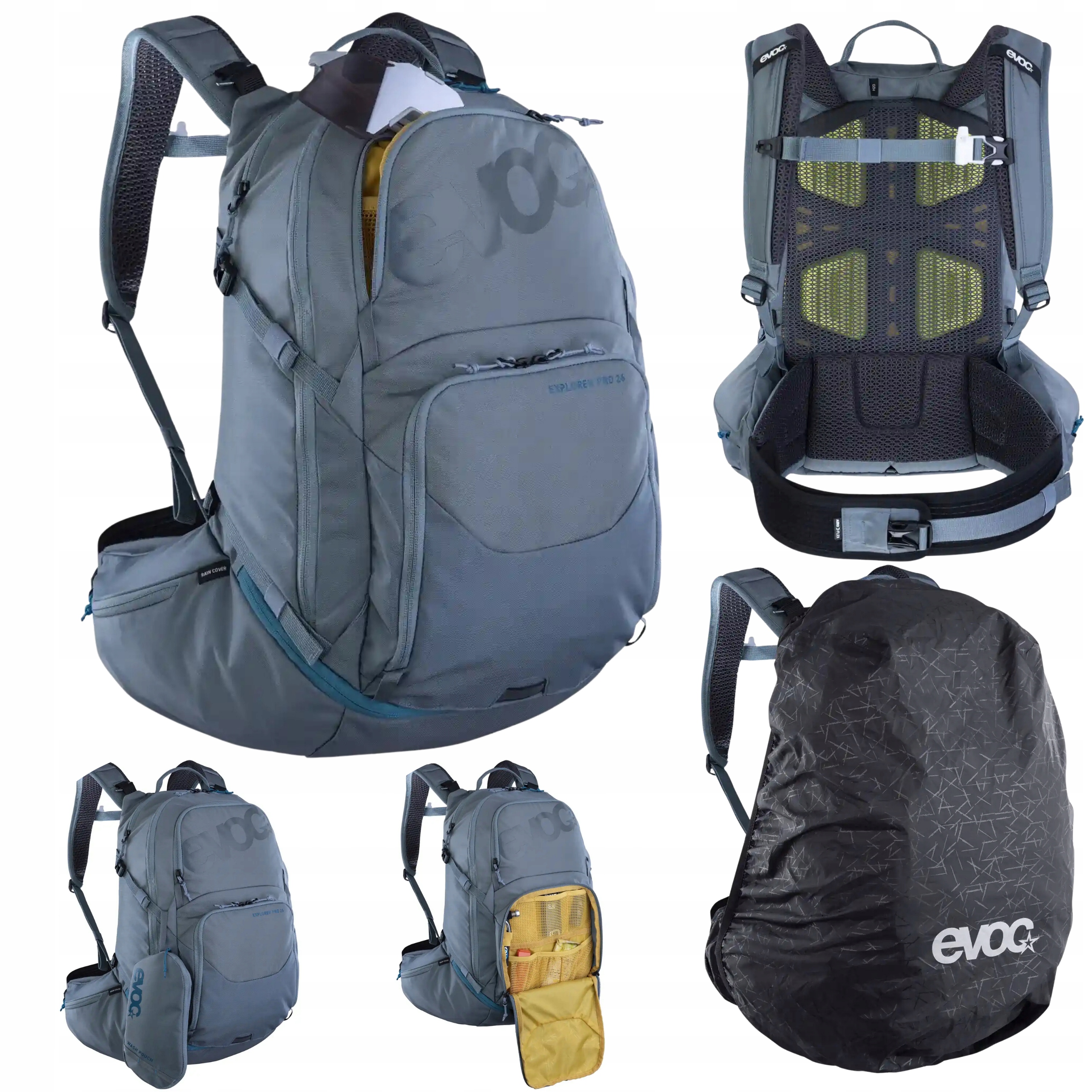 Cyklistický Batoh Evoc Explorer Pro 26L z oceli