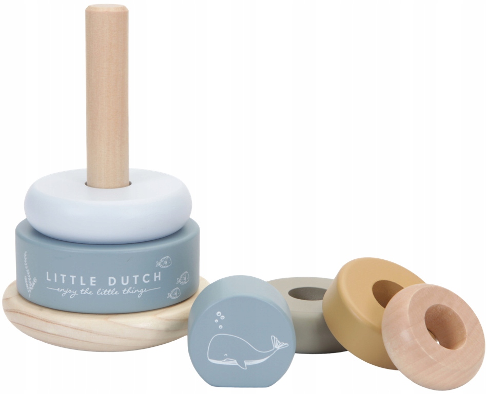 LITTLE DUTCH DREWNIANA PIRAMIDA PIRAMIDKA SORTER Marka Little Dutch