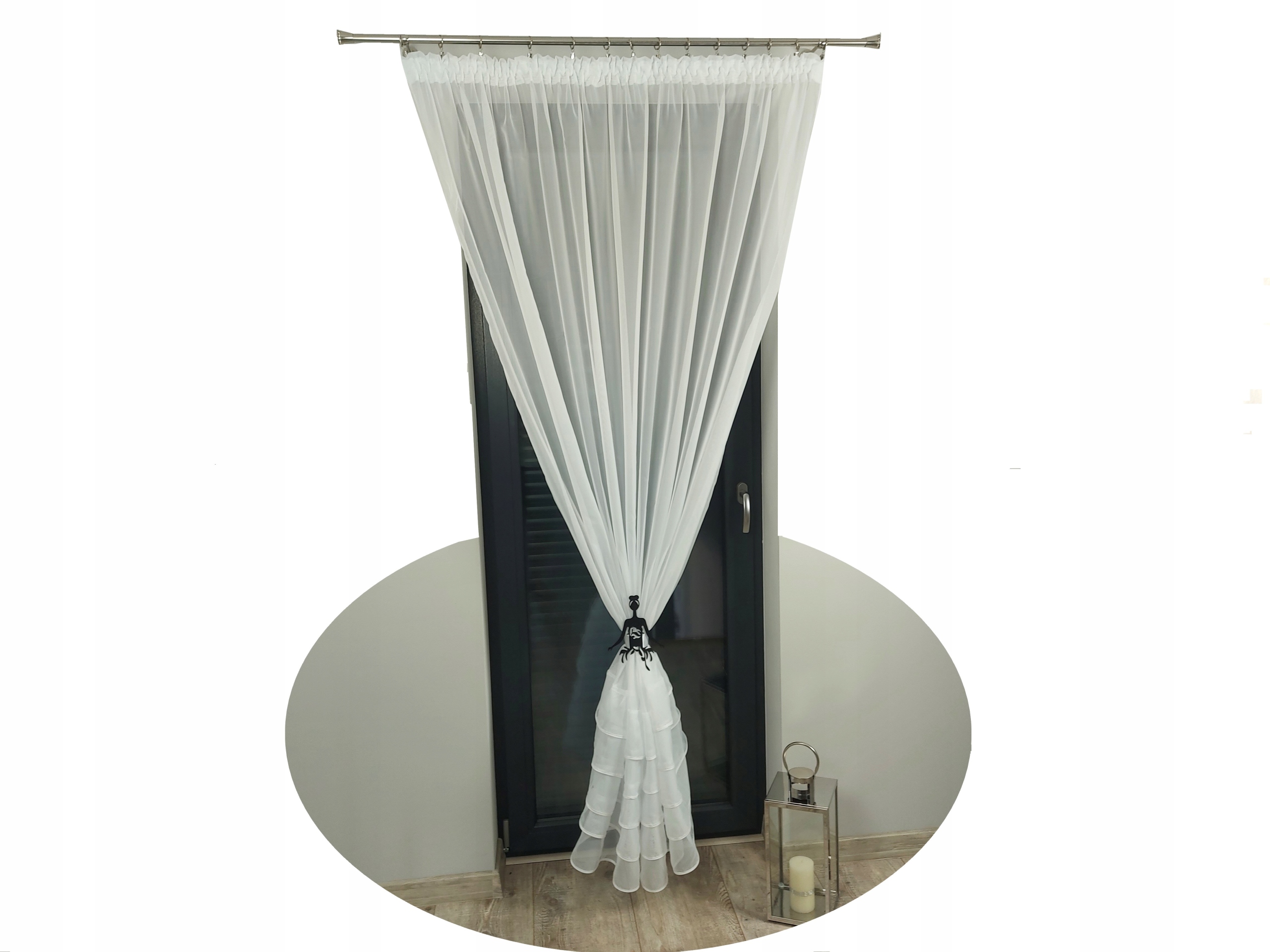 

Firanka Falbana Zasłona 200/220 Upięcie Baletnica