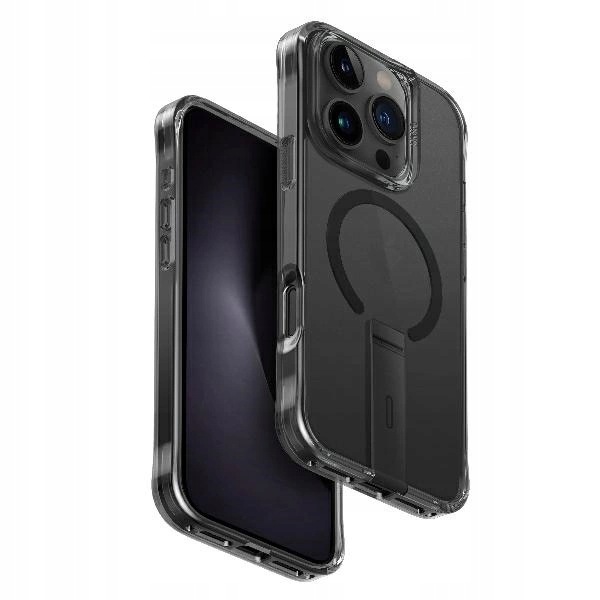 Etui Uniq Eleva with Vertica Stand na iPhone 16 Pro czarne
