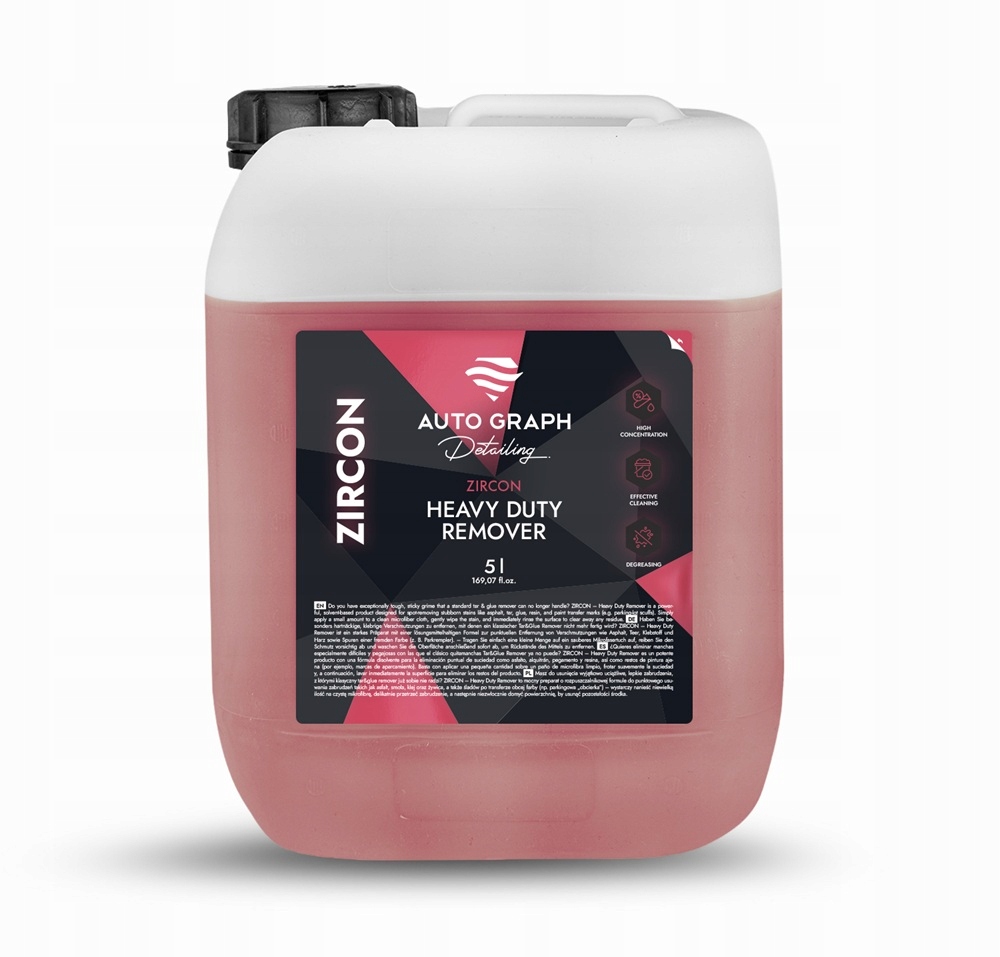 Auto Graph Zircon Heavy Duty Remover 5L – na bodové odstraňovanie dechtu