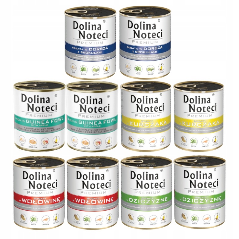 Dolina Noteci Premium MIX Smaków 10x800g