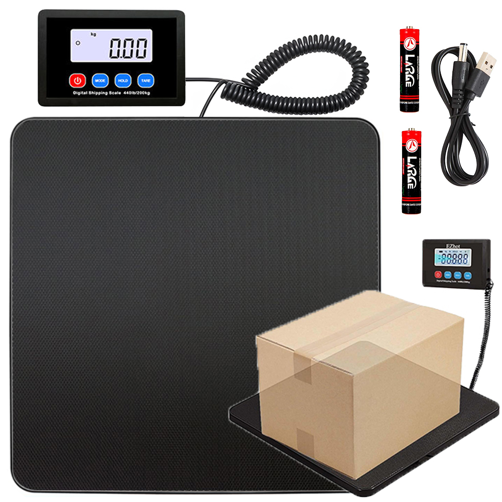 Plošinová Váha Pro Poštovní Balíky 200 KG/0.01 Kg Elektronická Skladová