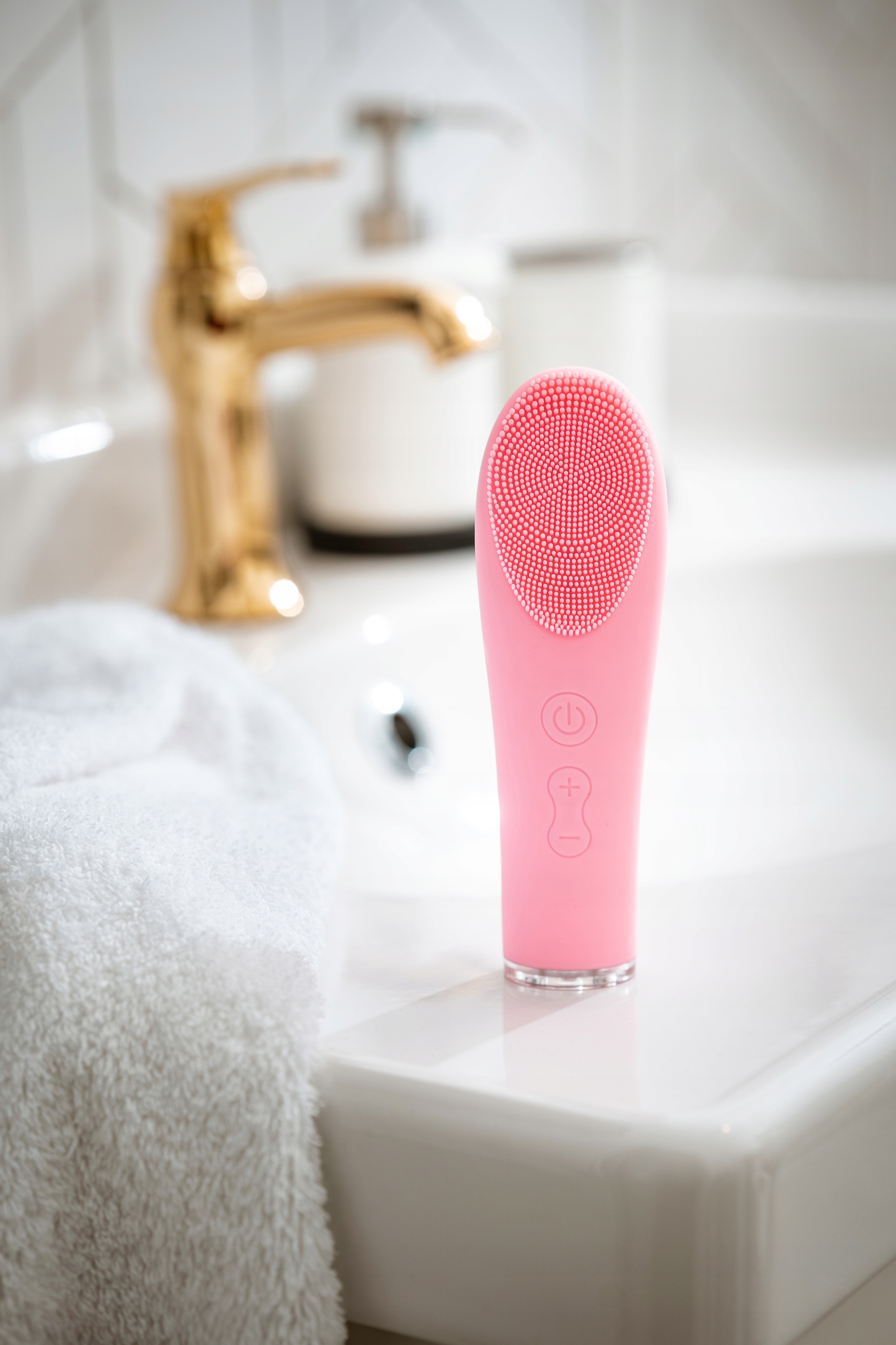 PROFESJONALNA ELEKTRYCZNA SZCZOTECZKA SONICZNA DO TWARZY CZYSZCZENIE MASAŻ Rodzaj soniczna