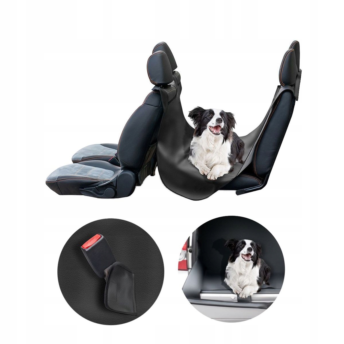 Levně Podložka pro přepravu psa s otvorem pro bezpečnostní pás