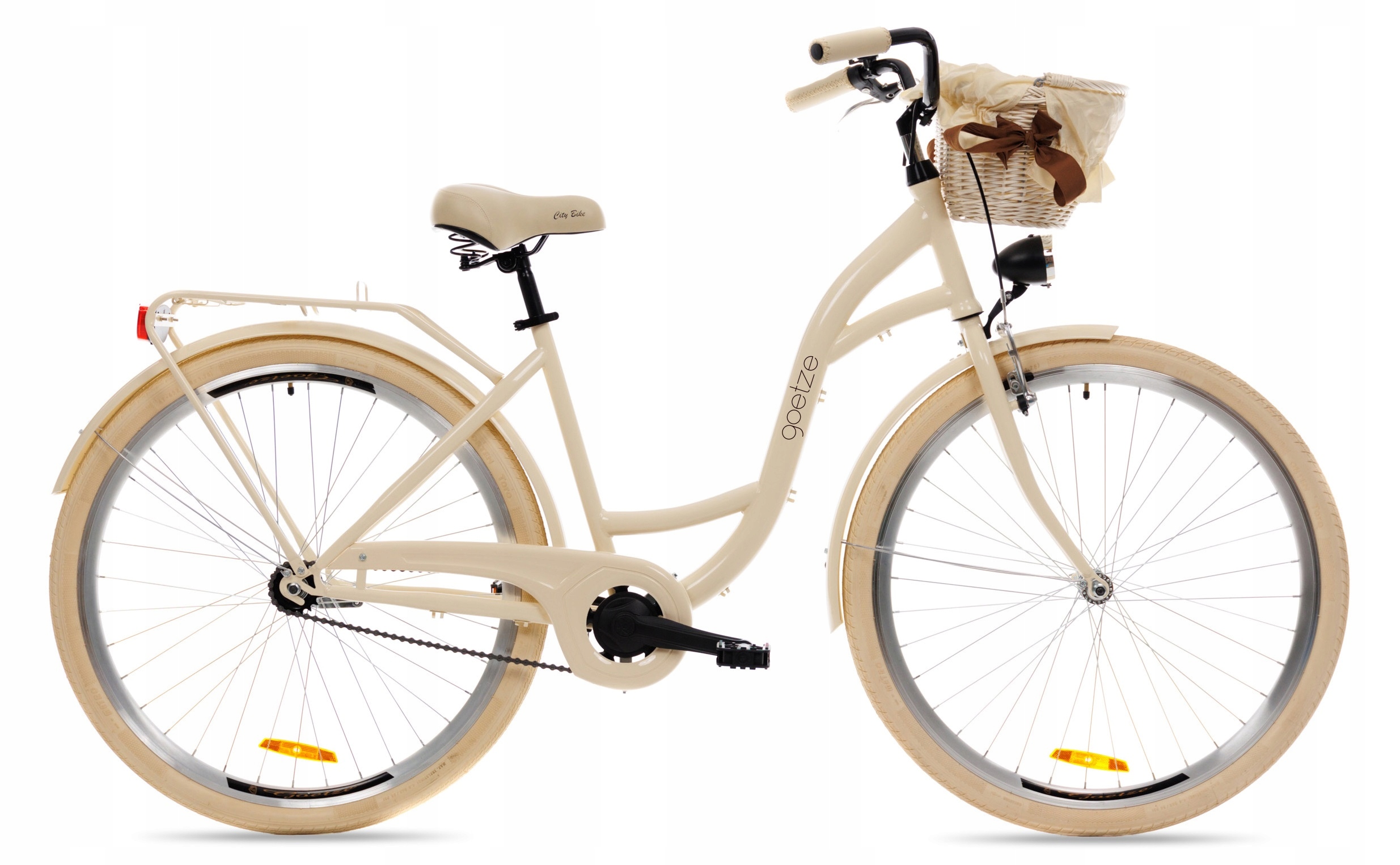 Damski Rower Miejski 28 Lekka Damka Goetze Kosz