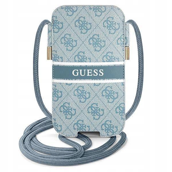 Guess Taška GUPHM4GDBL 6,1" modrá hardcase 4G Stripe