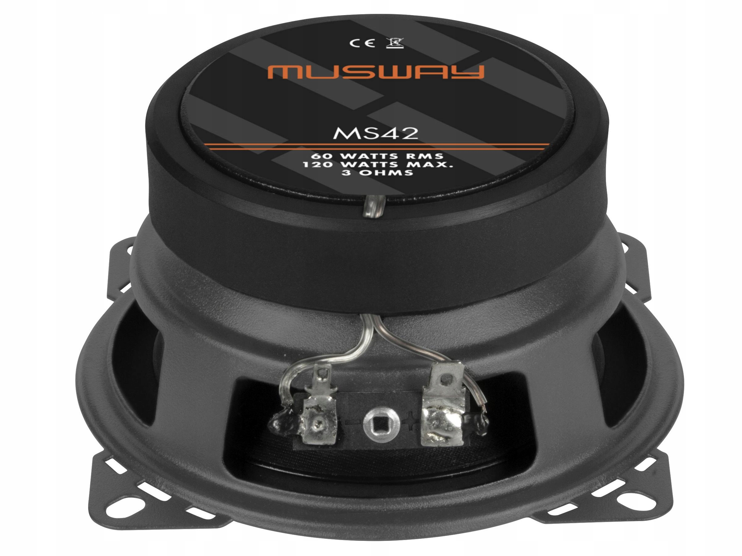 Musway MS42 głośniki 100 mm RMS 60 Wat 3 Ohm Moc znamionowa RMS 60 W