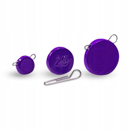 Płaska Czeburaszka Eccentric "ds" Fioletowe 12g 5szt/opak