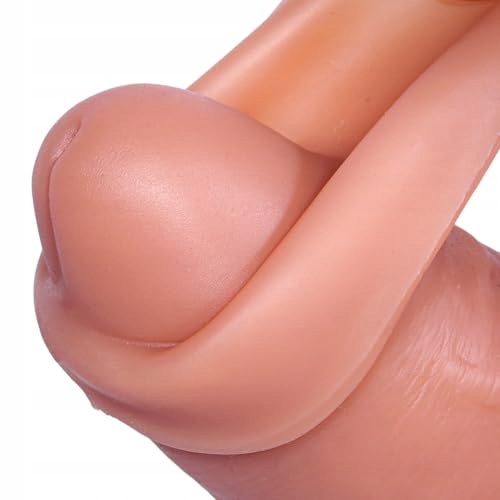 REALISTISCHER Silikonowy Dildo 20 cm Z Przyssawką Dla Początkujących — miniatura 3