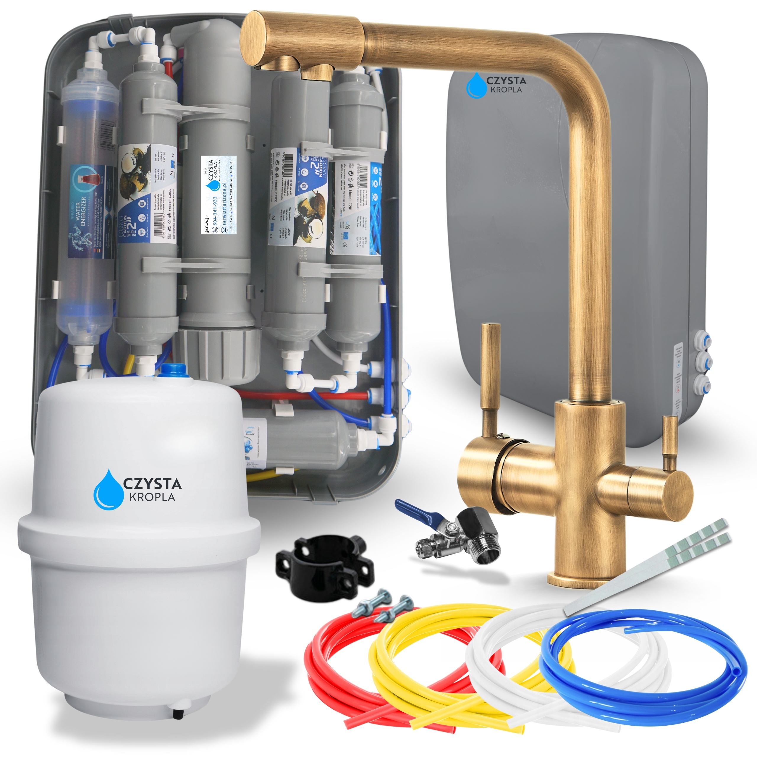 Filtr na pitnou vodu Systém změkčování čištění pod Dřez Set Baterie