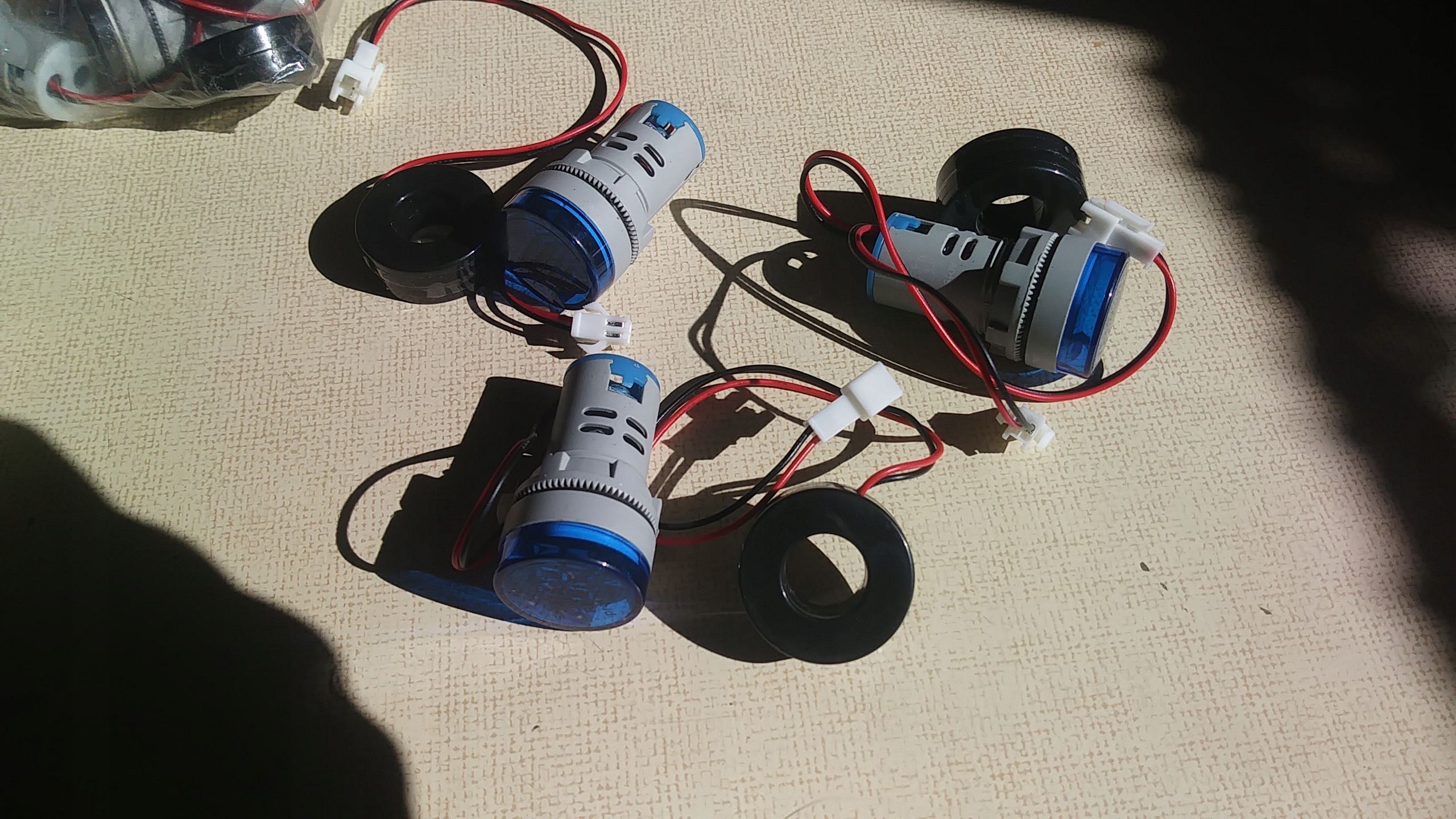 Amperomierz LED - kontrolka 28mm 0-100A NIEBIESKI EAN (GTIN) 5904257868817