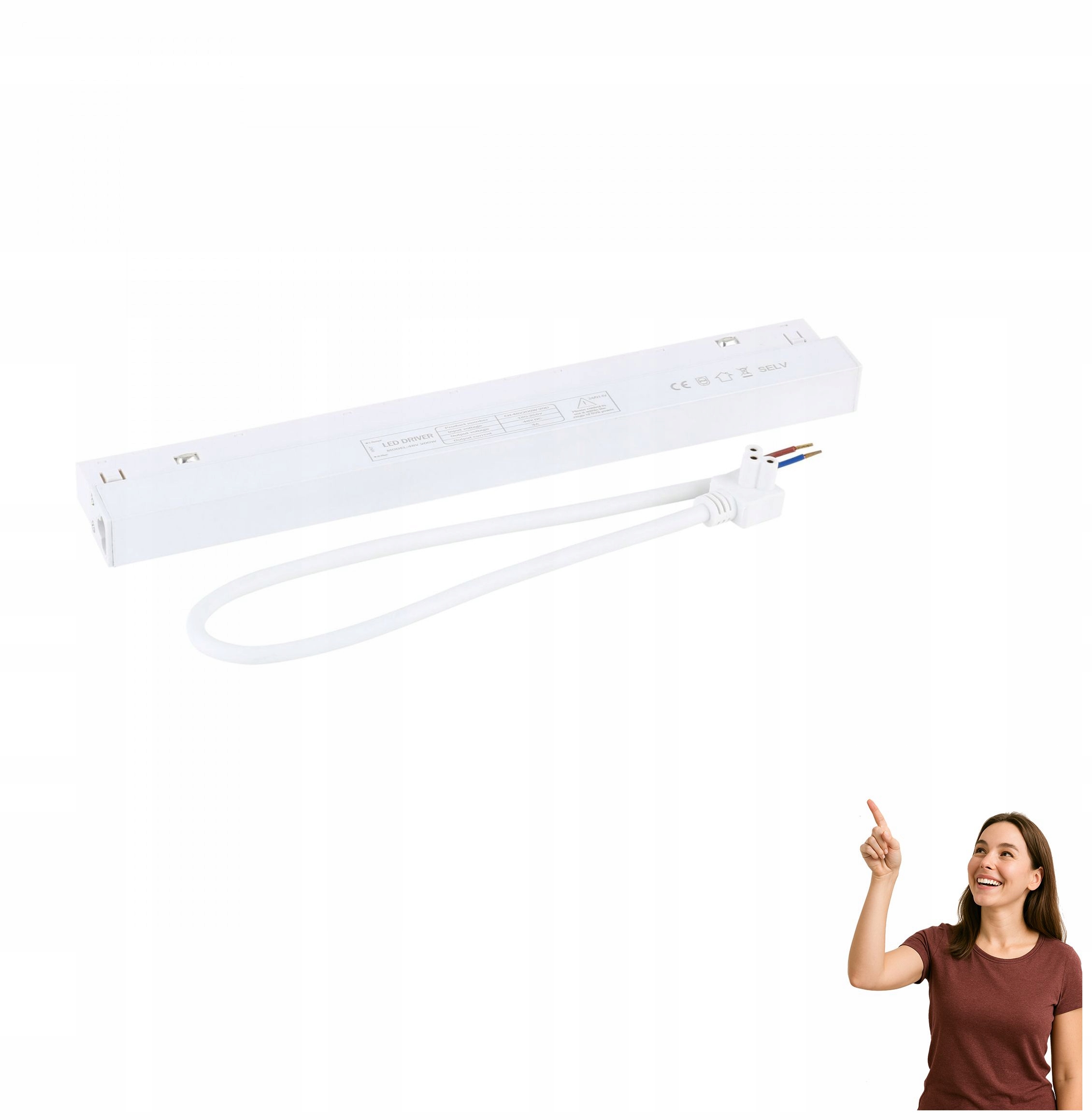 Zapínací napájací zdroj Magnetic Easy pre koľajnicový kábel Tk Lighting