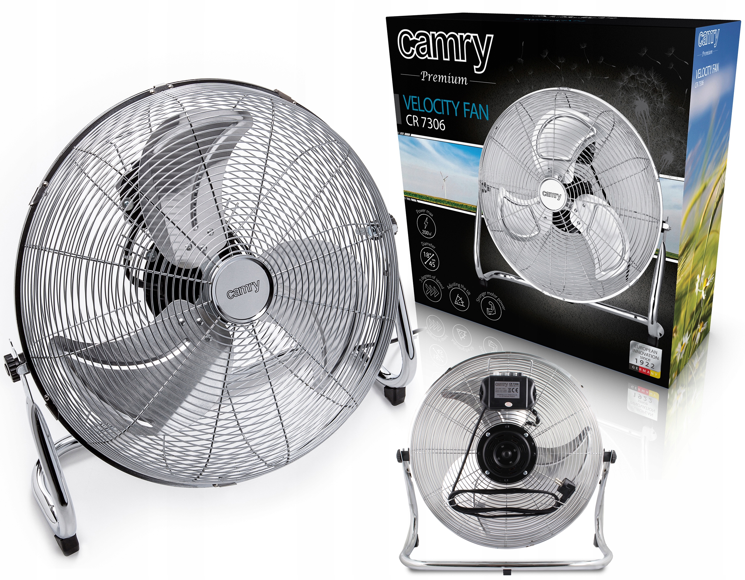 

Wentylator Podłogowy Cyrkulator Wiatrak Mocny 200W