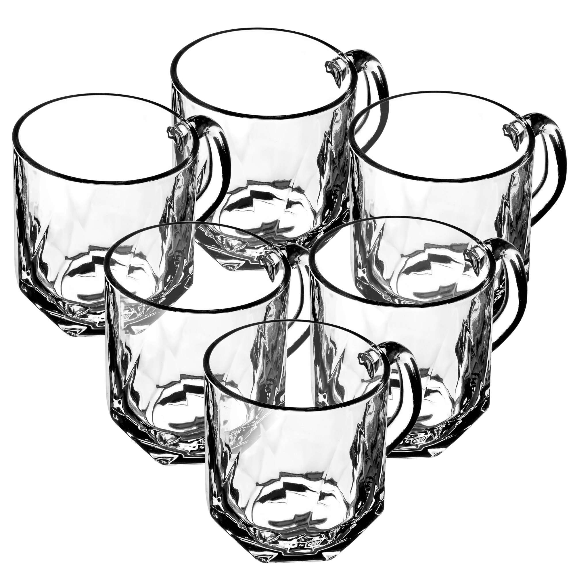 

Szklanki Do Kawy Herbaty 300ml Zestaw Komplet 6szt