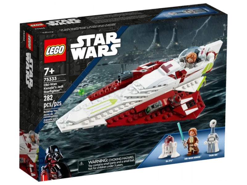 Lego 75333 Star Wars sada Stíhačka Jedi Obi-Wana Kenobiho 7+ 282 Ks