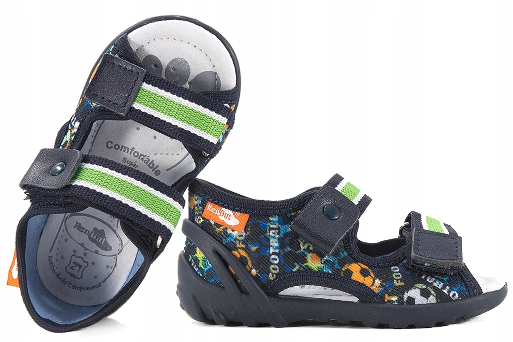 

Renbut 13-112 Sandałki Tekstylne Domowe Kapcie 22