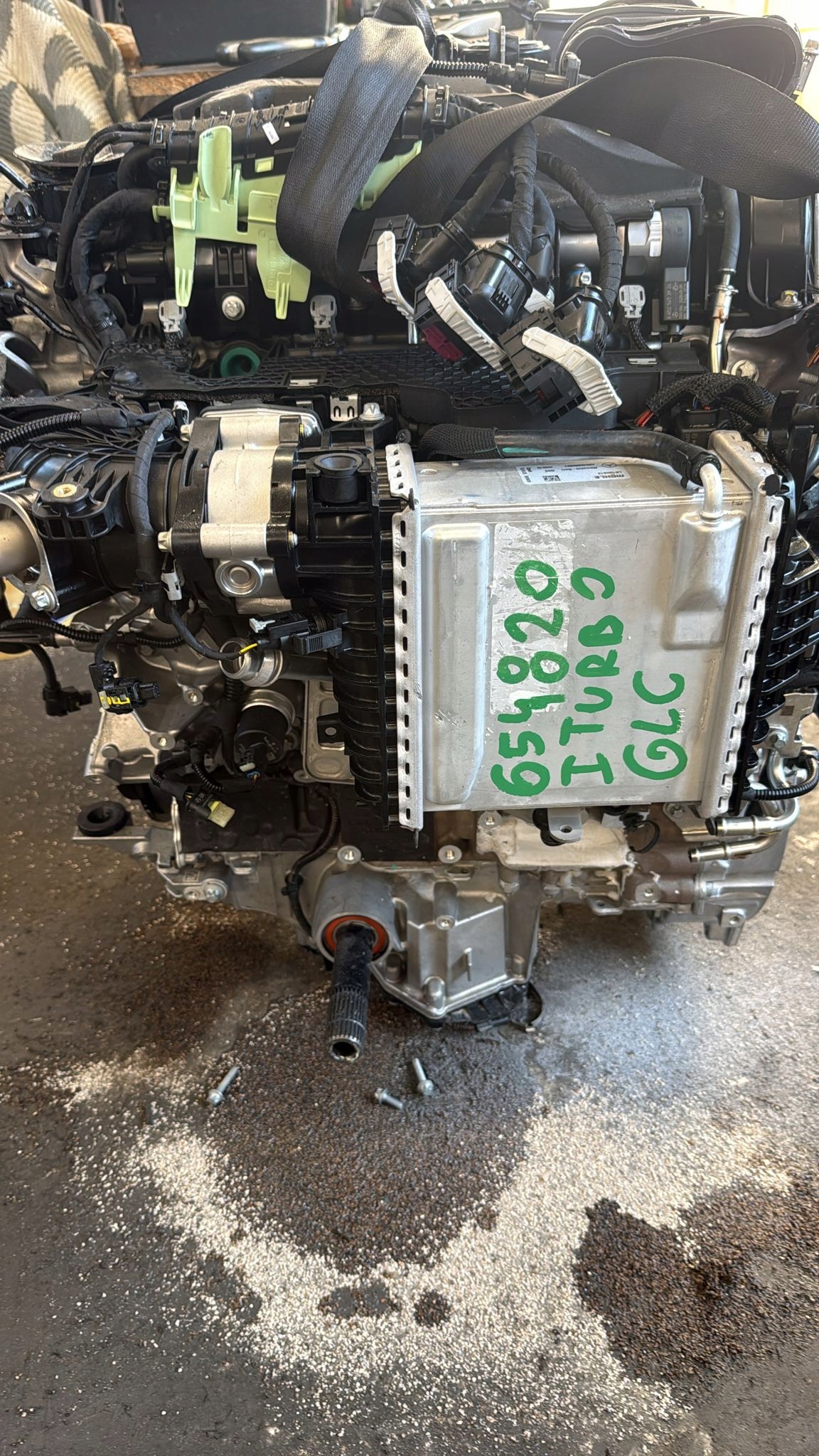 engine complete MERCEDES GLC 654820 1TYS KM 4X4 JEDNO TURBO