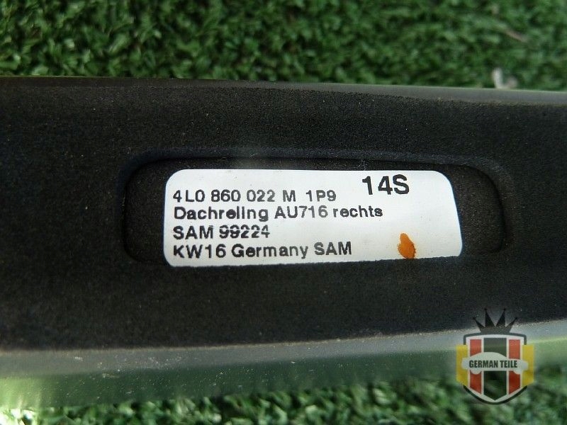 AUDI Q7 RELINGI DACHOWE RELING PRAWY 4L0860022M Car type Passenger cars