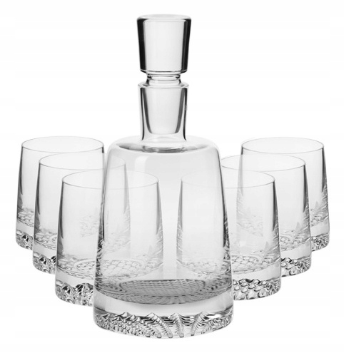 

Krosno Fjord Komplet 6+1KARAFKA I Szklanki Whisky