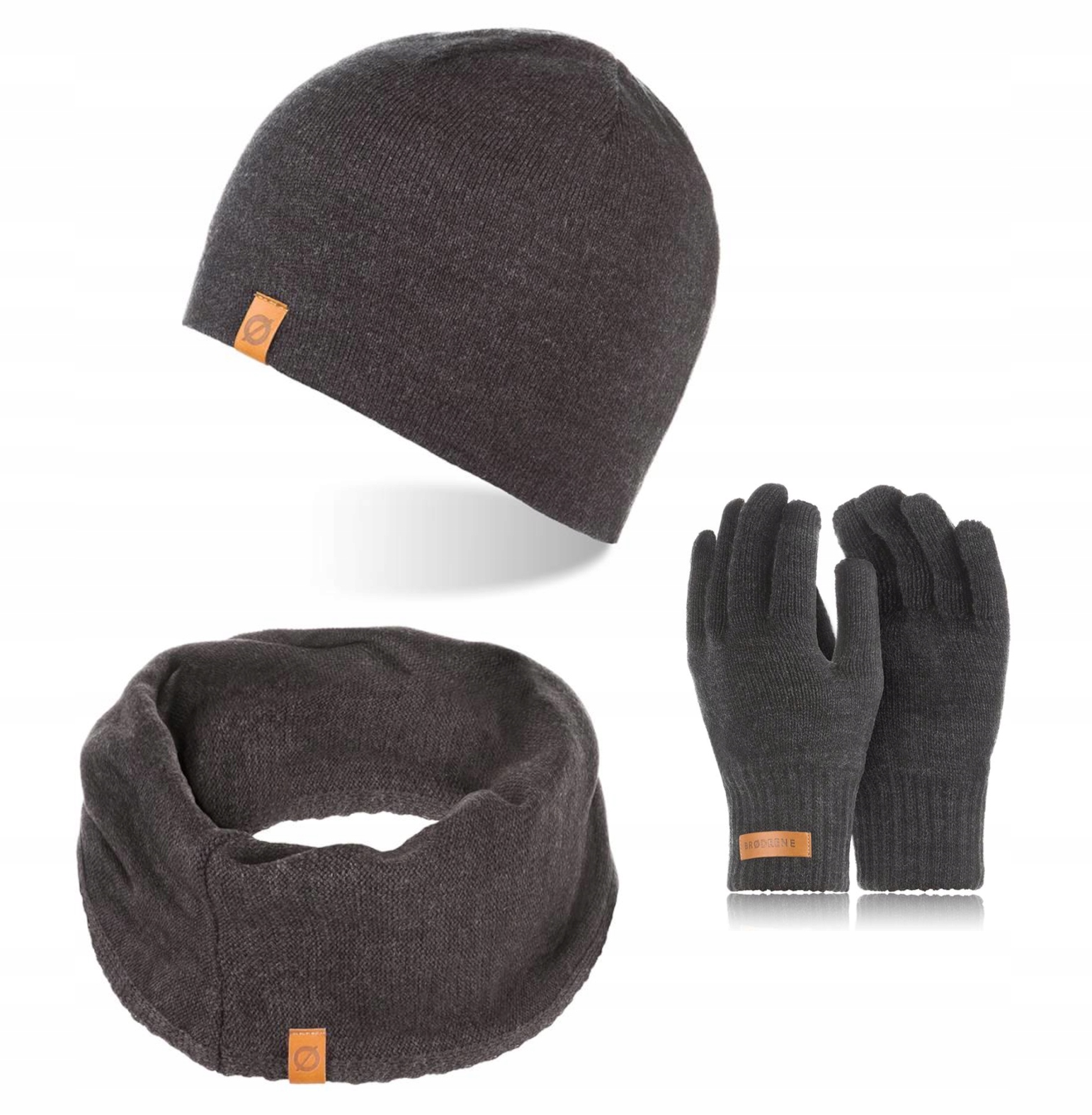 3v1 Pánský komplet Čepice Rukavice Nákrčník Brodrene