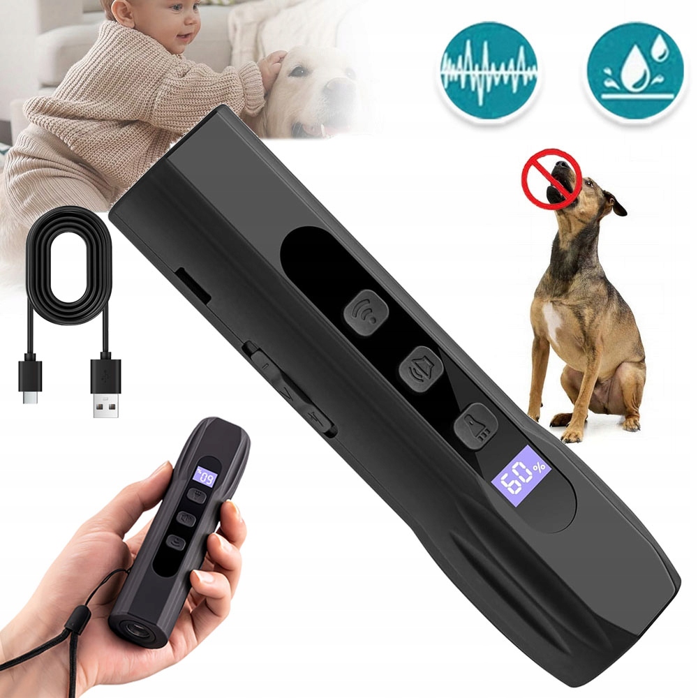 Antištěk Pro Zvířata – 3 Režimy, Velkokapacitní Baterie 1200 Mah, Usb Nabíjení