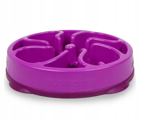 Miska pro psa zpomalující stravování OutwardHound Fun Feeder Mini fialová