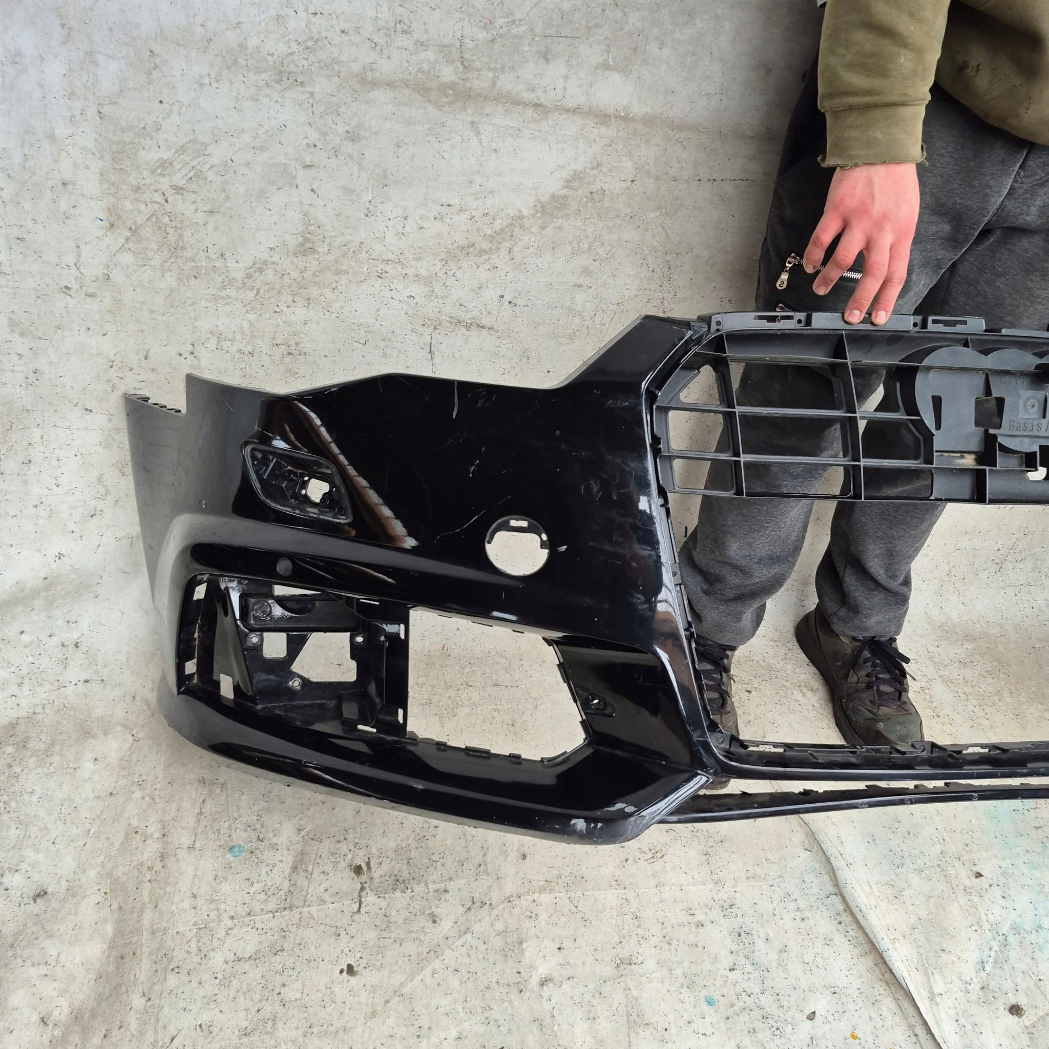 AUDI A6 C7 4G S-LINE LIFT 14-18 bumper front front SPR PDC 4G0807437AB