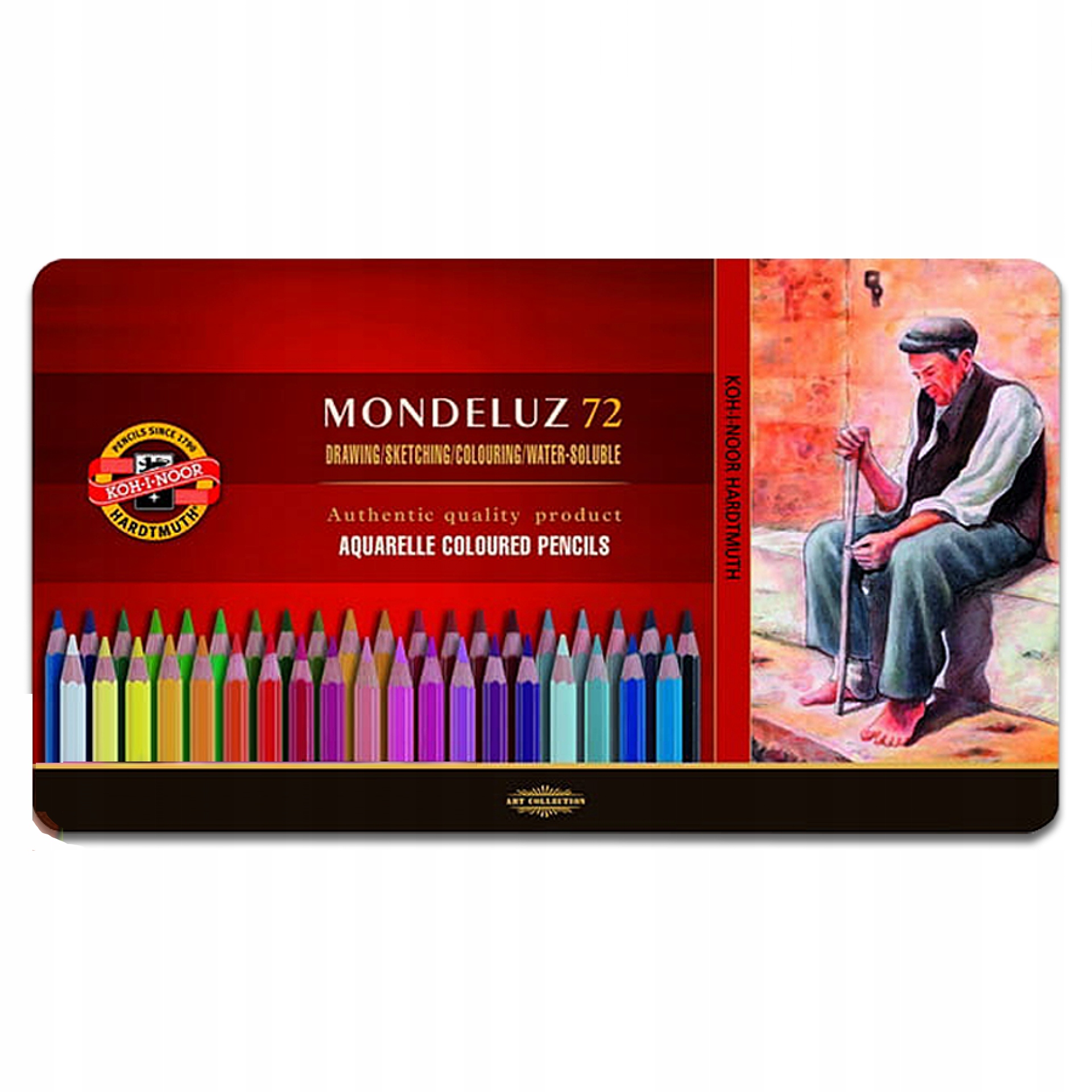 Sada pastelek Mondeluz 72 v kazetě 3727