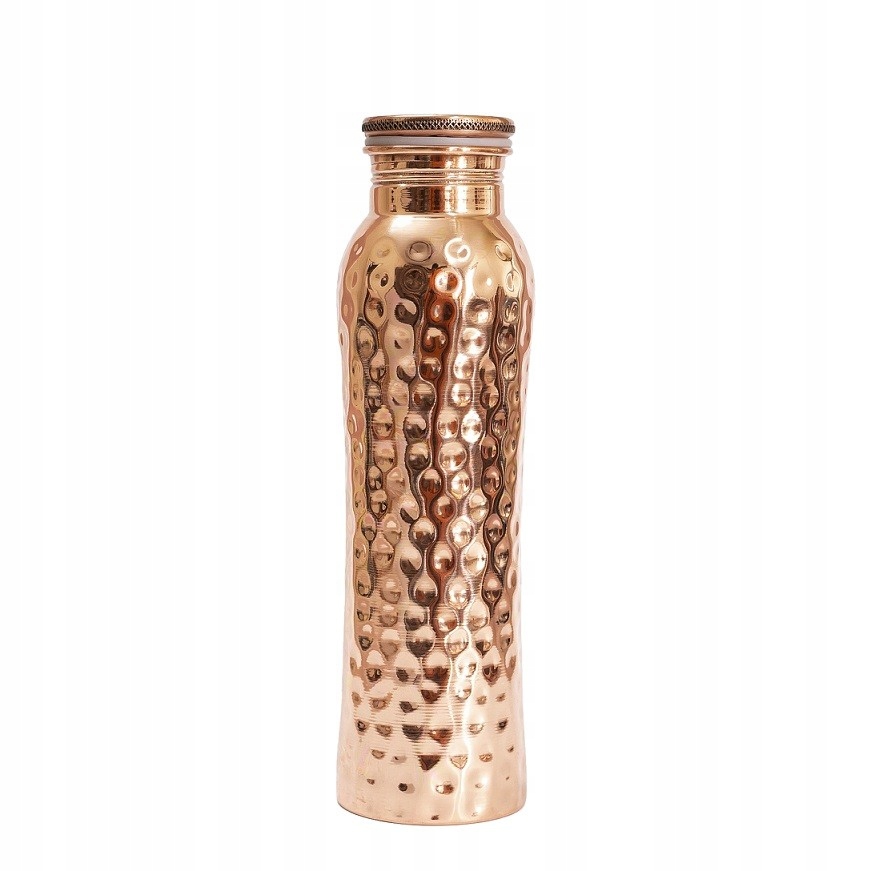 Forrest And Love Butelka z młotkow. miedzi na wodę, Hammered Curve 900 ml