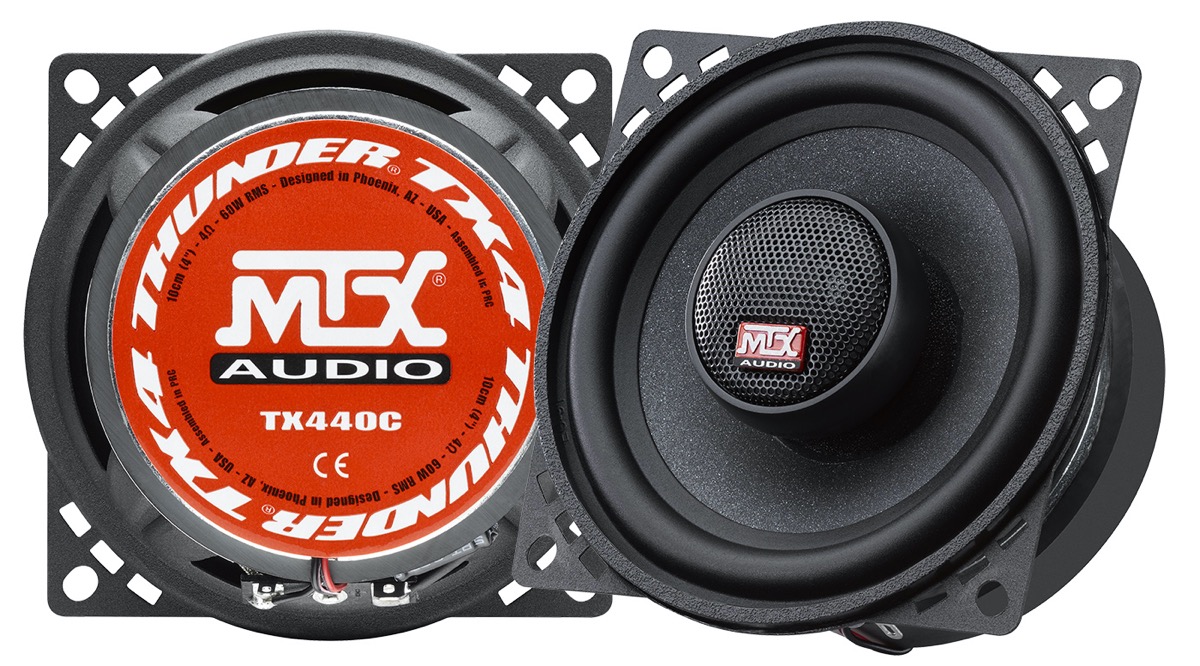 Mtx Audio TX440C koaxiální reproduktory 10 cm Suzuki Swift pod čelní sklo