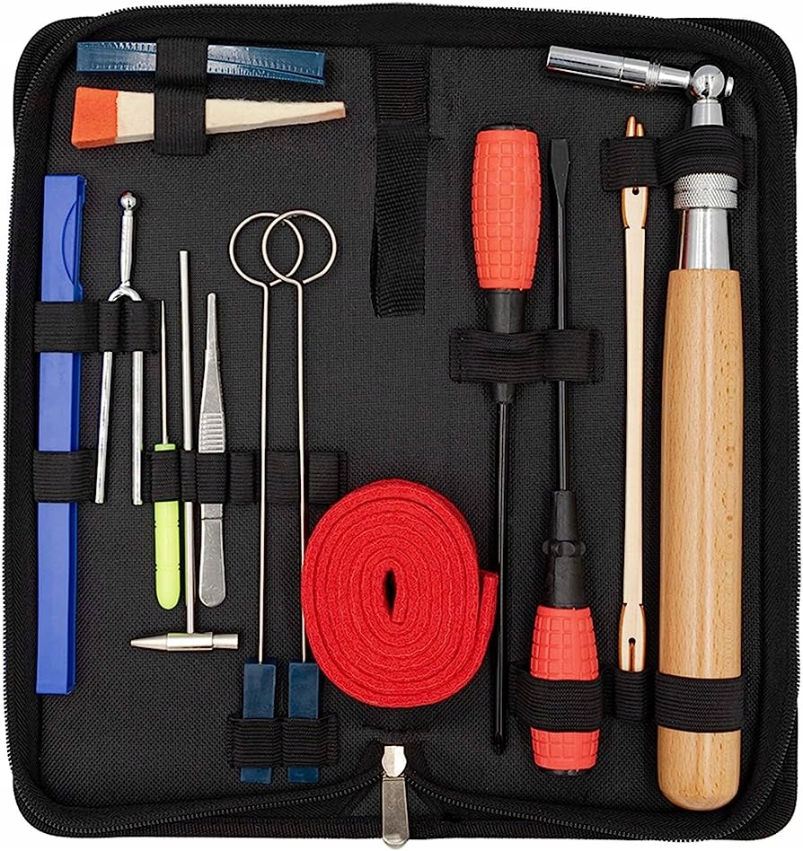 Set Pro pro ladění klavíru, klíč od kamertonu...