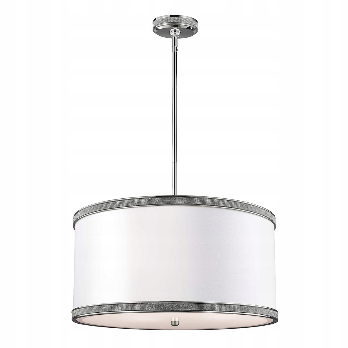 Závesná lampa Feiss Pave 3xE27 60W nikel chróm strieborná