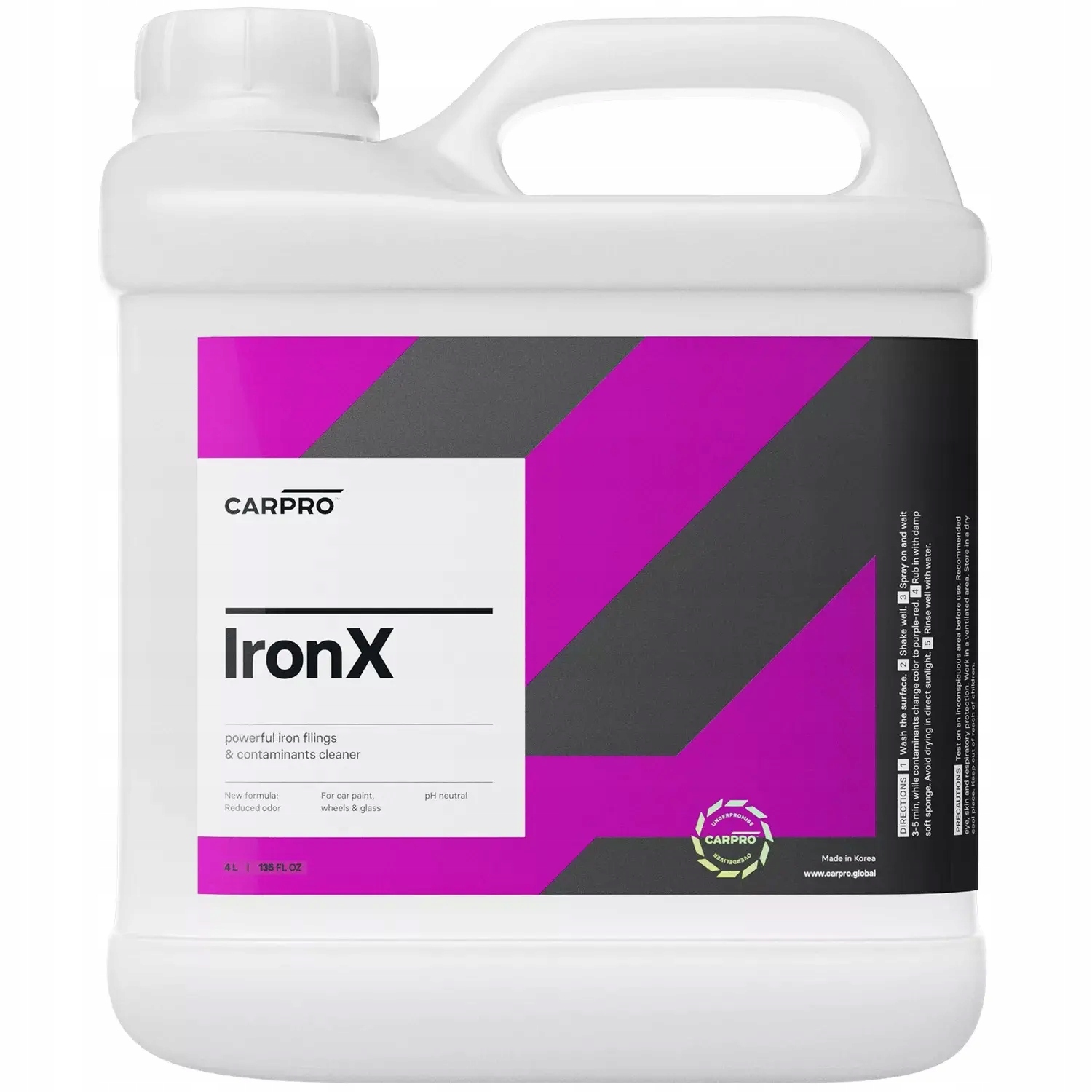 CarPro IronX 4L – deironizácia, kravata, ráfik