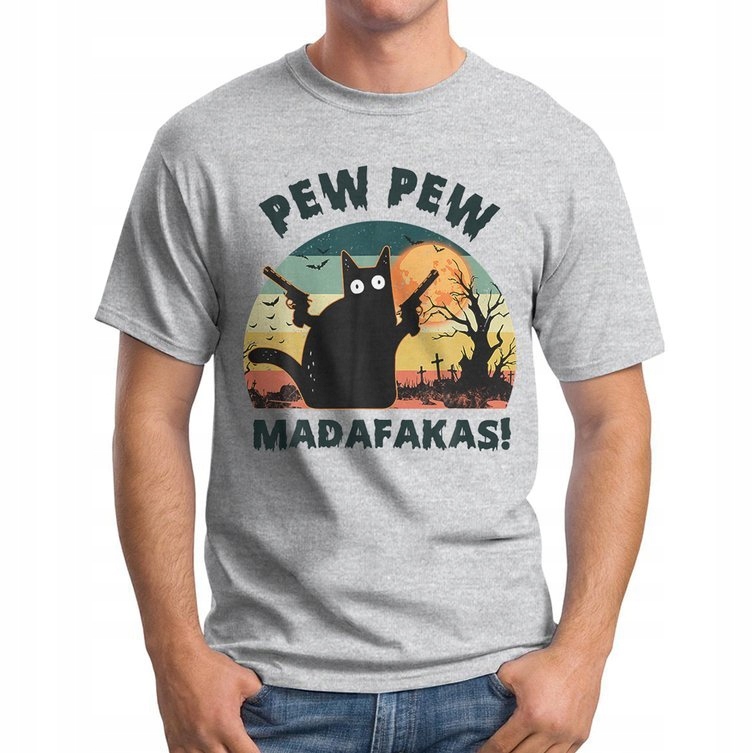 

Koszulka T-Shirt Pew Pew Madafakas Halloween 2XL