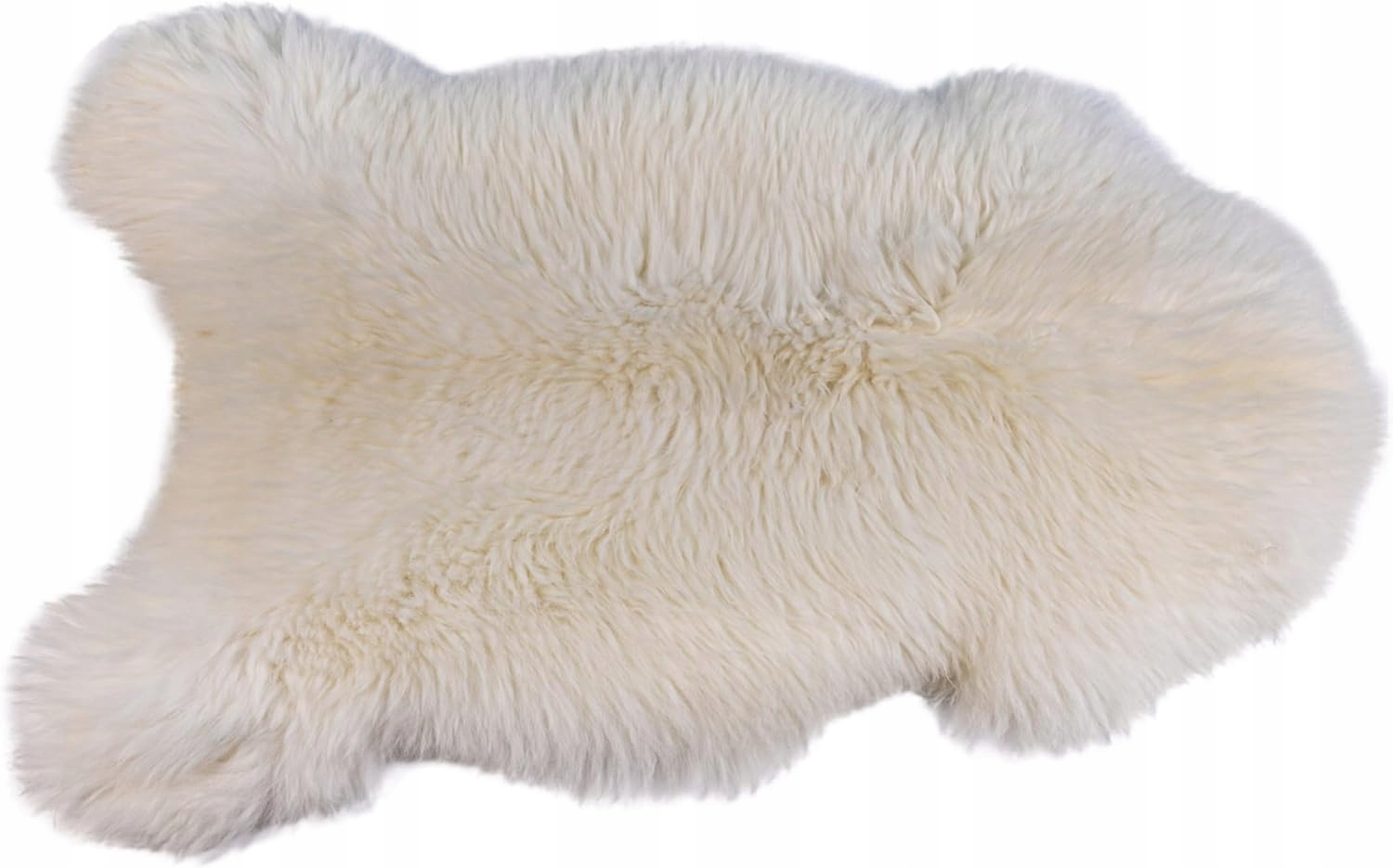 Ovčí kůže koberec z jehněčí kůže, přírodní ovčí kůže, deka XXL Bílá