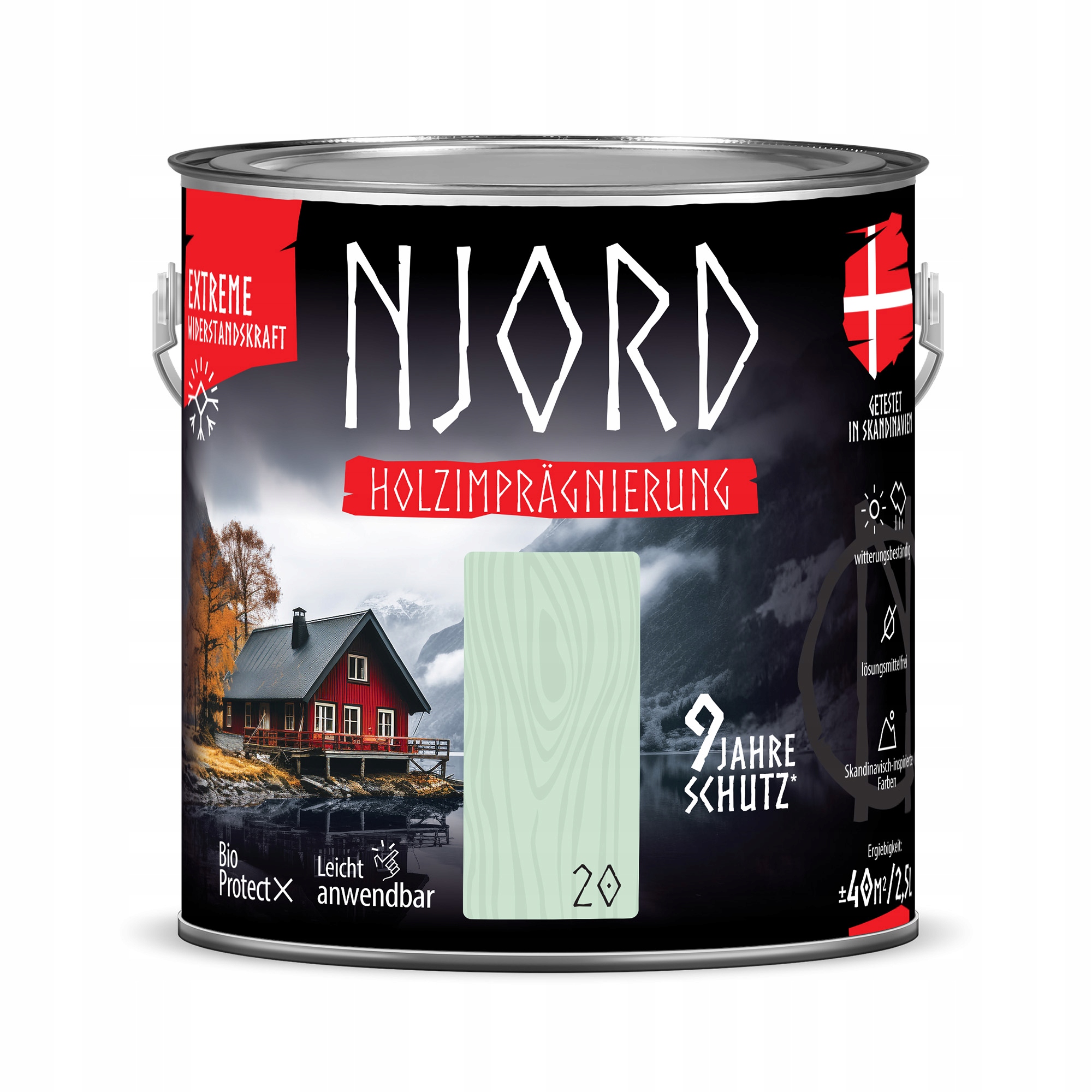 Odporny na warunki Impregnat do drewna Normal (20) Nordische Gräser 2,5L