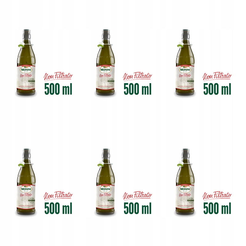 Monini Olivový olej Ev Non Filtrato 500 ml X6