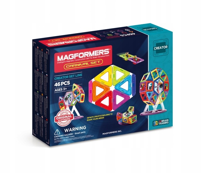 

Klocki Magnetyczne Magformers Zestaw 46 Elementów