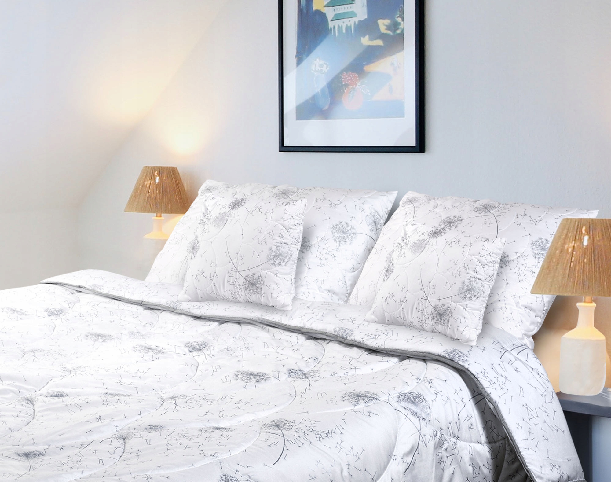 KOŁDRA CAŁOROCZNA ANTYALERGICZNA 160x200 EXCLUSIVE Produkowana w POLSCE Długość 200 cm