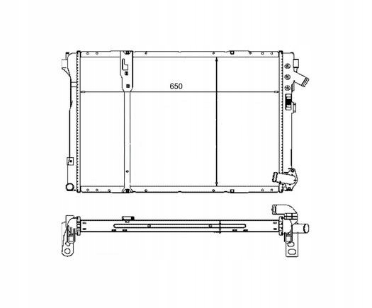 CHŁODNICA RENAULT ESPACE III JE 01.01-- 7701041957