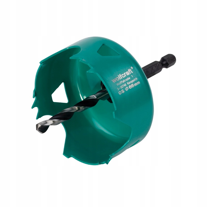 

Wolfcraft Otwornica ze stali węglowej 68mm