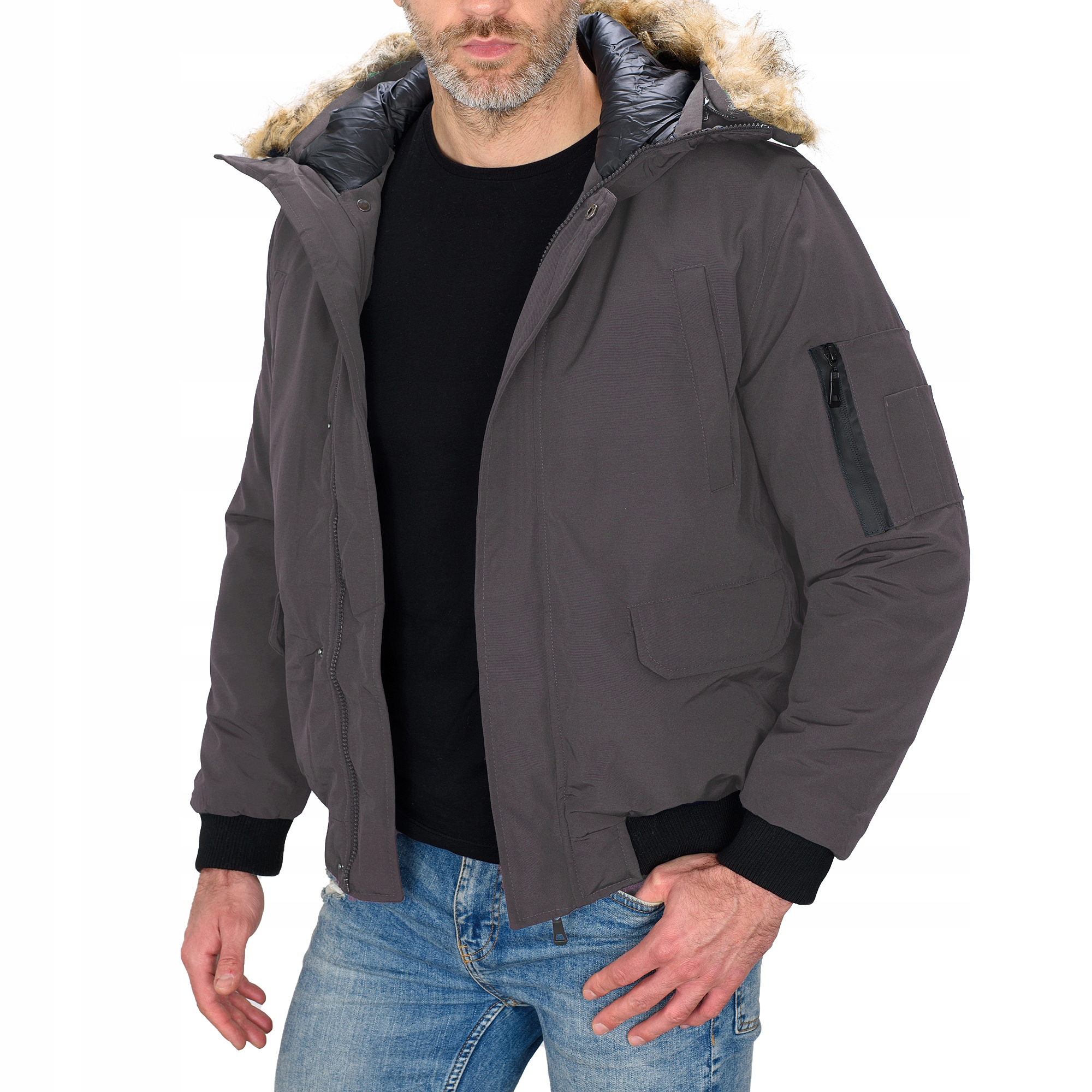 M780 r. XXL MĘSKA ZIMOWA KURTKA PIKOWANA BRAND Marka Fk_fashion