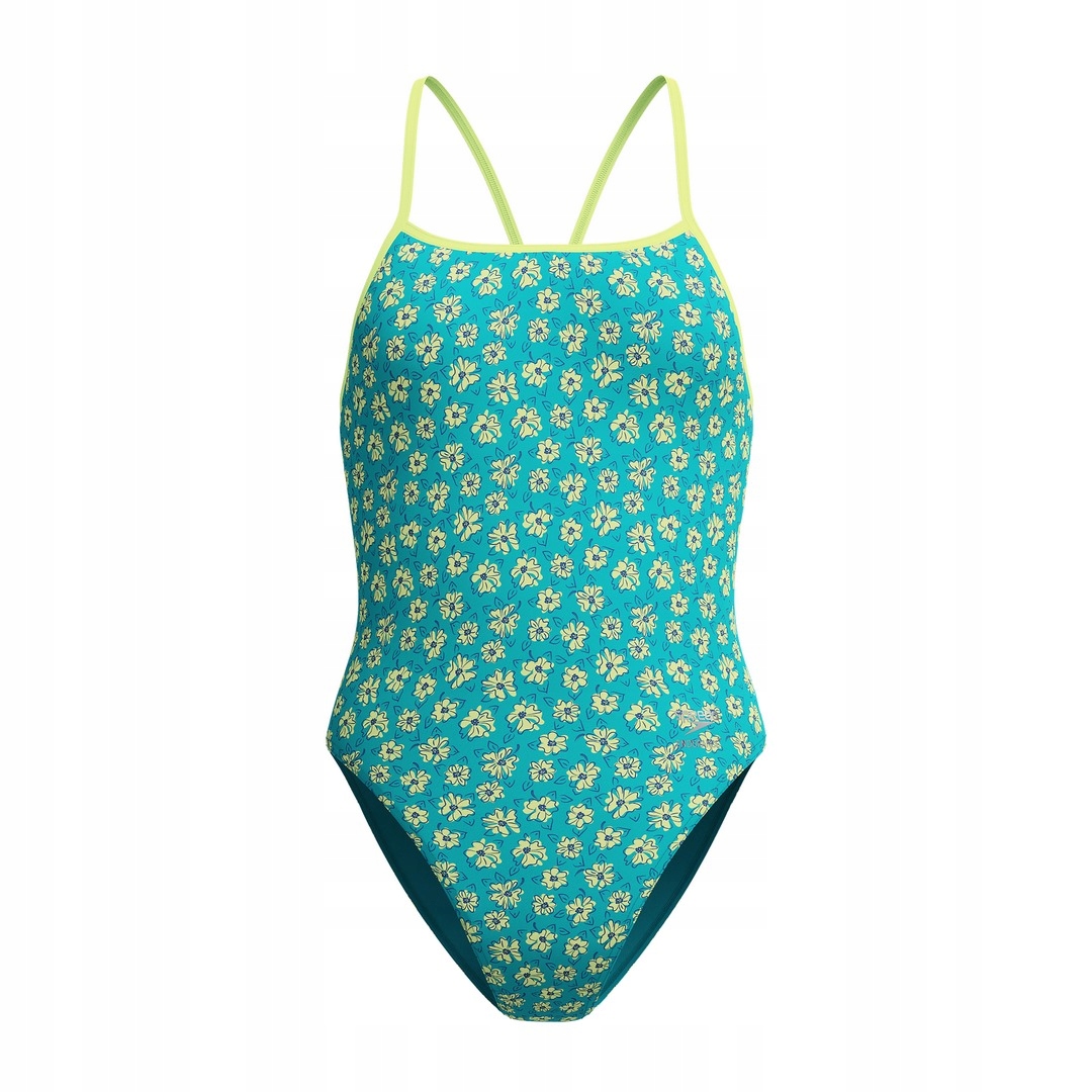 Dámské plavky Speedo Fl Printed Turnback Af 36