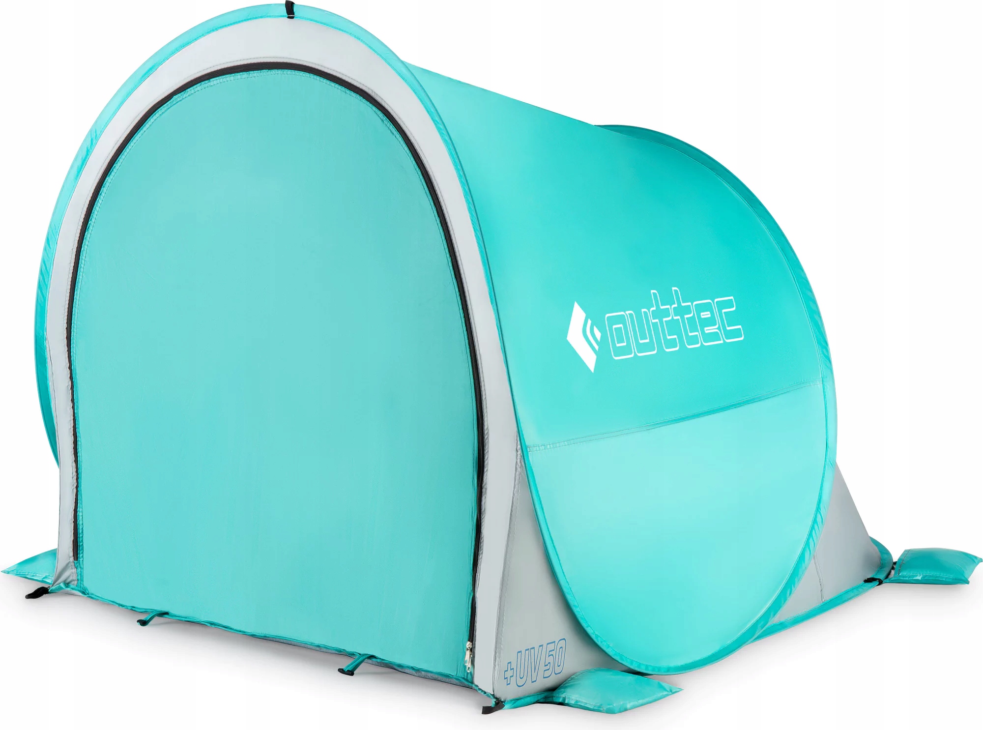 NAMIOT PLAŻOWY SAMOROZKŁADAJĄCY ZAMYKANY UV50 TURQUOISE OUTTEC Kod producenta Ou-1744955027